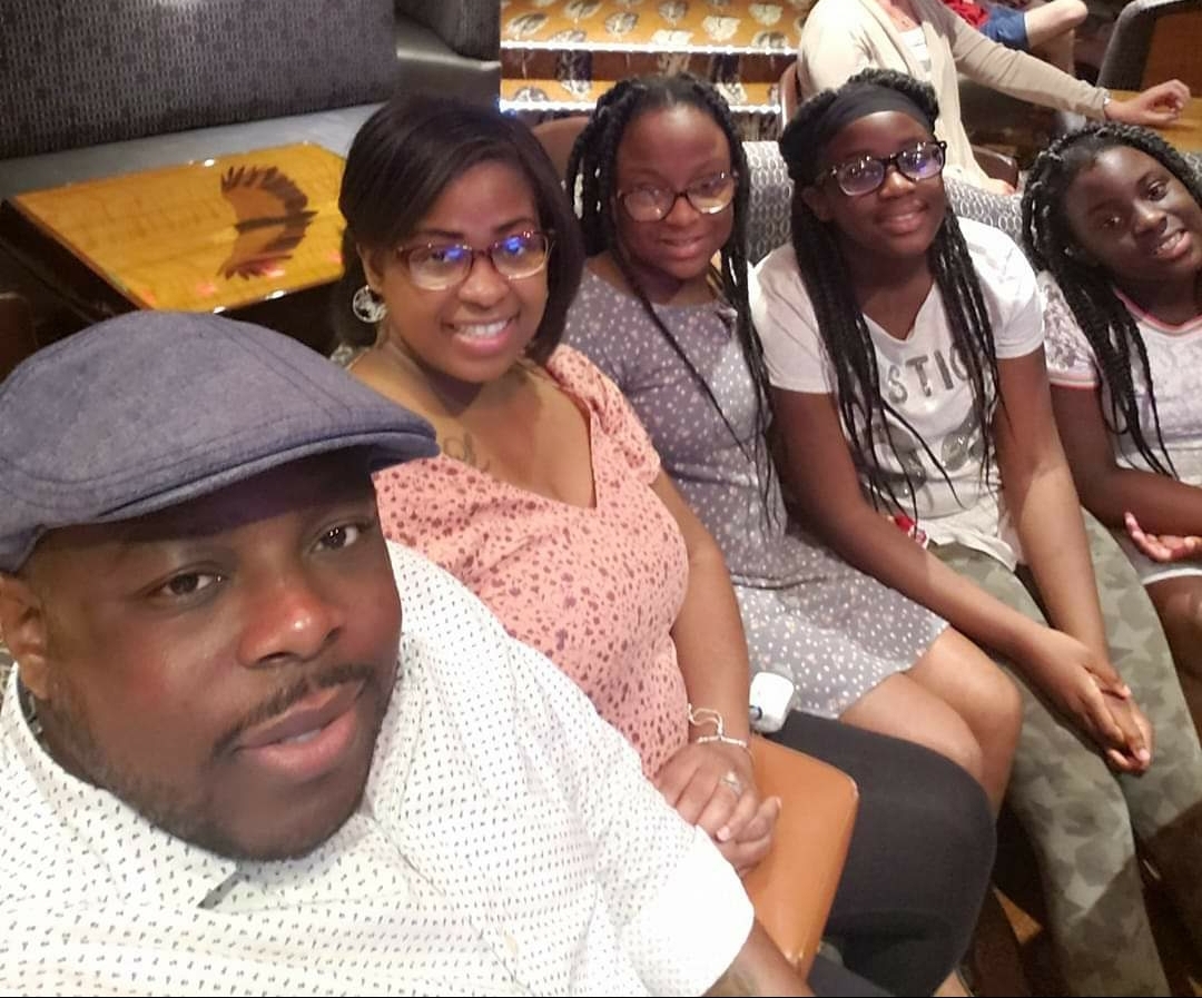 Ms. Jones with her family